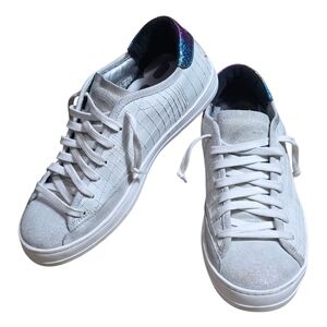 P448 Johnny Dama Casual Sneaker White Size 39EU 8.5US